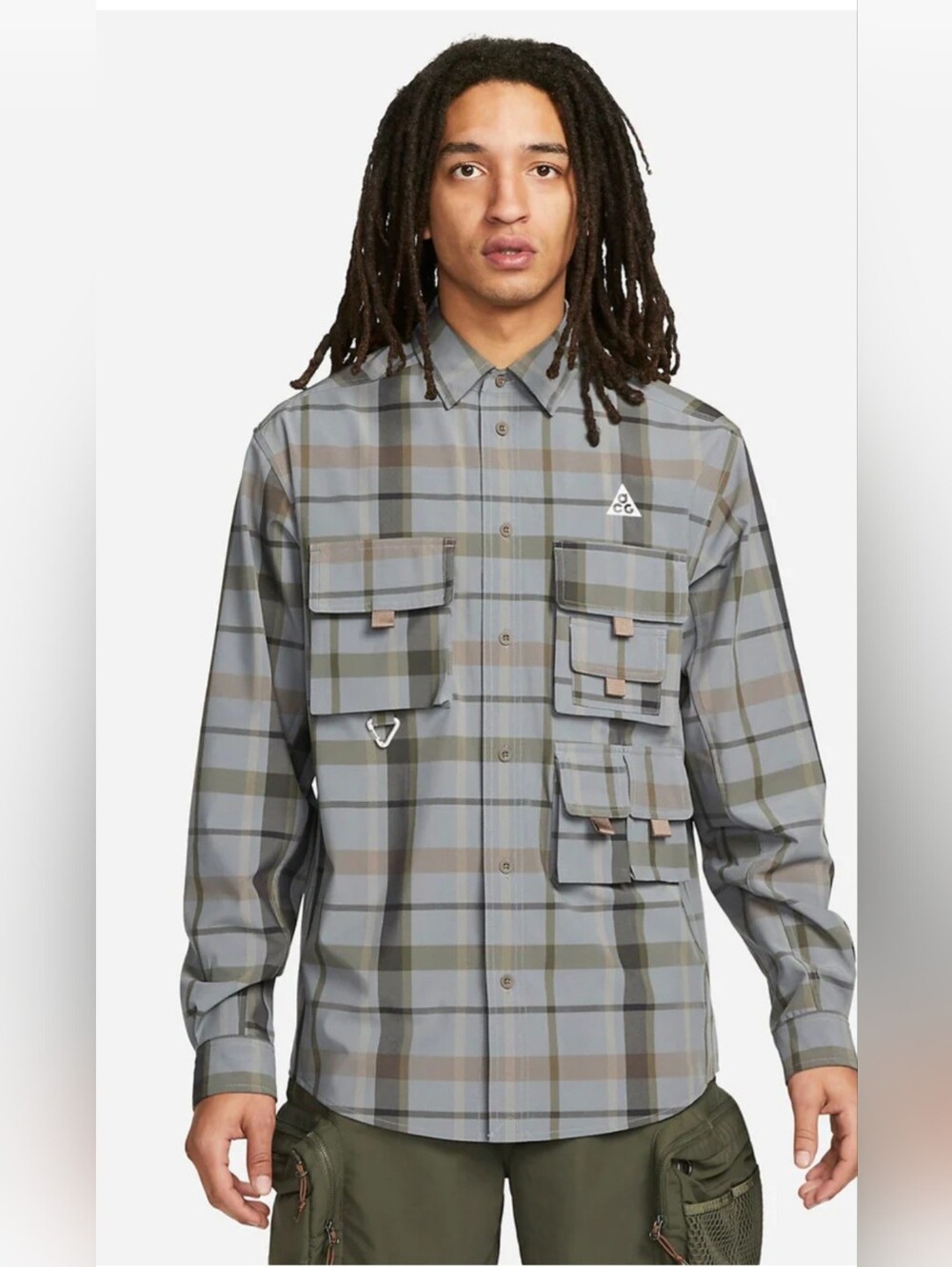 NIKE Dri-Fit Uv "Devastation Trail" Long Sleeve Shirt.
